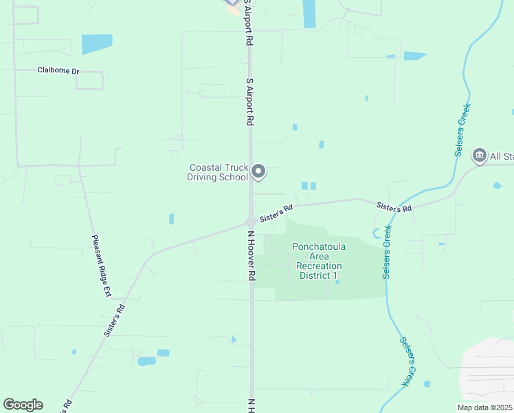 map of restaurants, bars, coffee shops, grocery stores, and more near 42174 South Airport Road in Hammond
