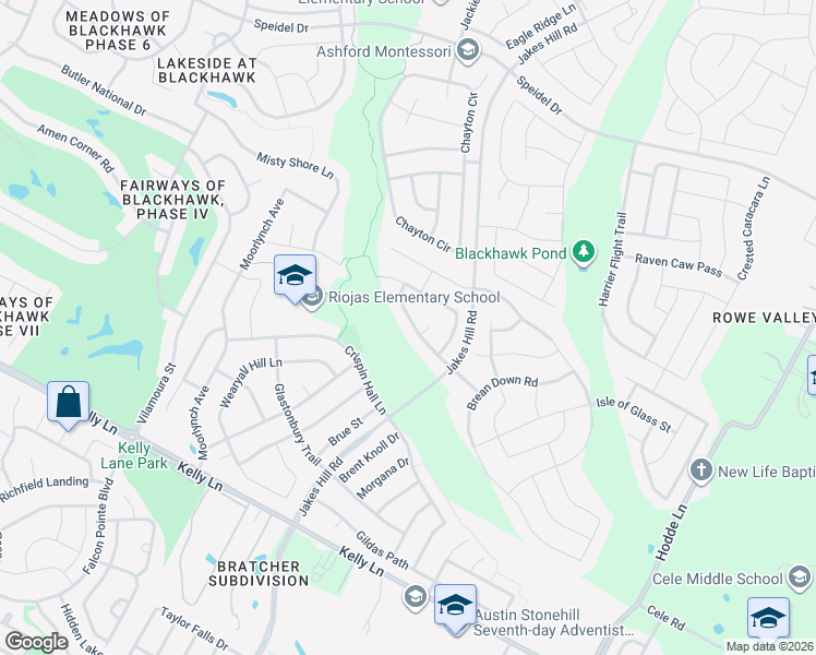 map of restaurants, bars, coffee shops, grocery stores, and more near 3409 Grail Hollows Road in Pflugerville