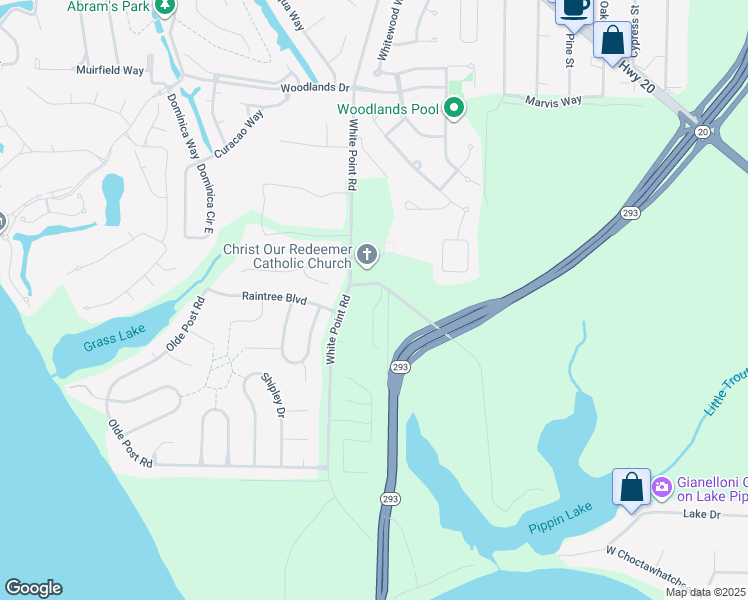 map of restaurants, bars, coffee shops, grocery stores, and more near 1296 Laura Lane in Niceville