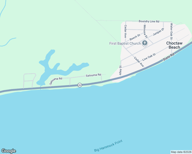 map of restaurants, bars, coffee shops, grocery stores, and more near 219 Satsuma Road in Niceville