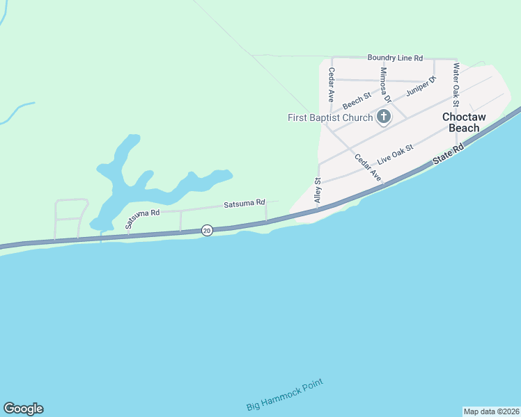 map of restaurants, bars, coffee shops, grocery stores, and more near 219 Satsuma Road in Niceville