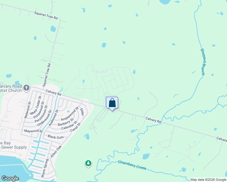 map of restaurants, bars, coffee shops, grocery stores, and more near 11750 Calvary Road in Willis