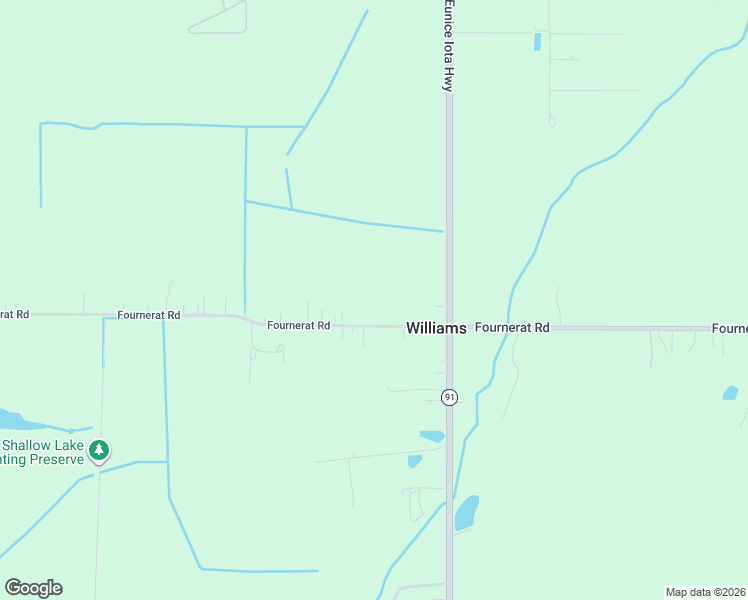 map of restaurants, bars, coffee shops, grocery stores, and more near 1976 Fournerat Road in Eunice