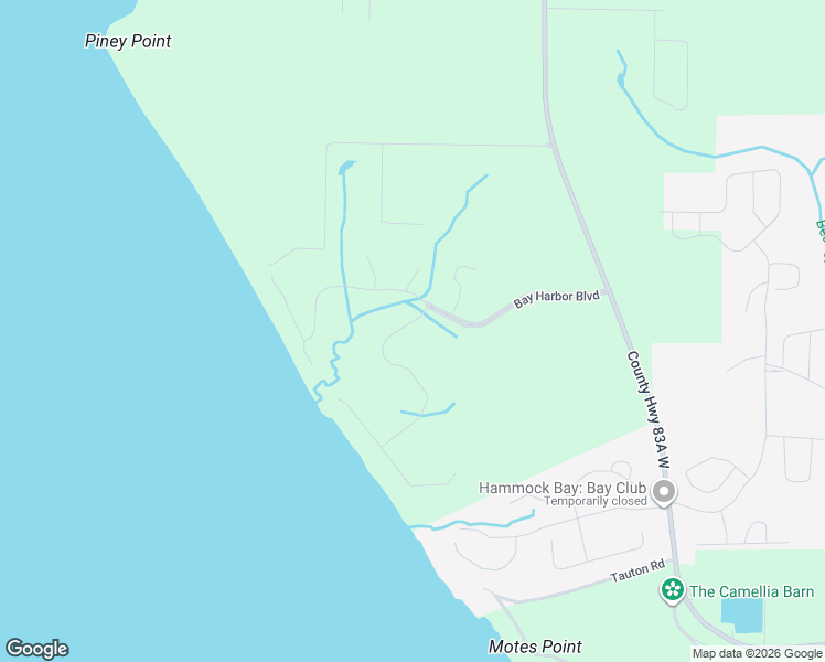 map of restaurants, bars, coffee shops, grocery stores, and more near 61 Harbour Trce in Freeport