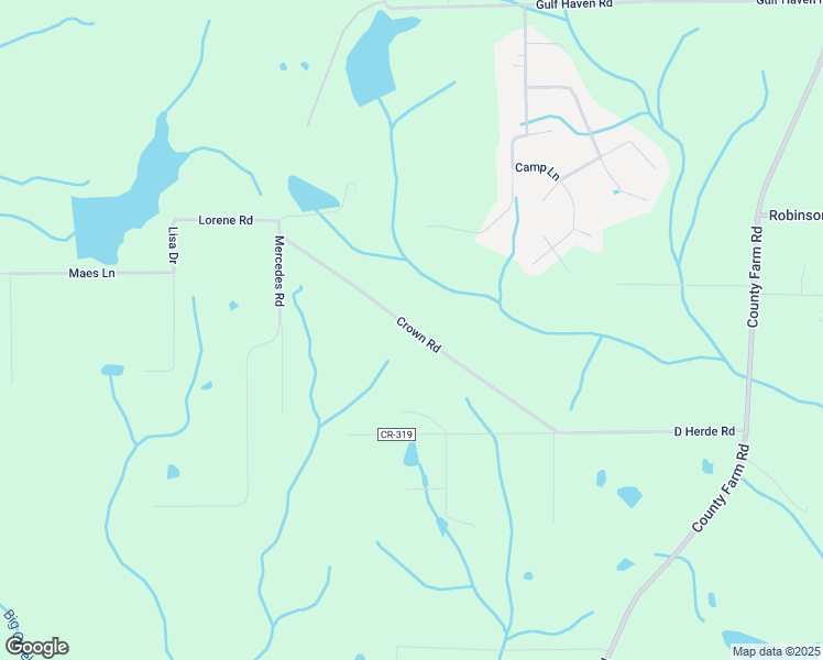 map of restaurants, bars, coffee shops, grocery stores, and more near 21591 Crown Road in Gulfport