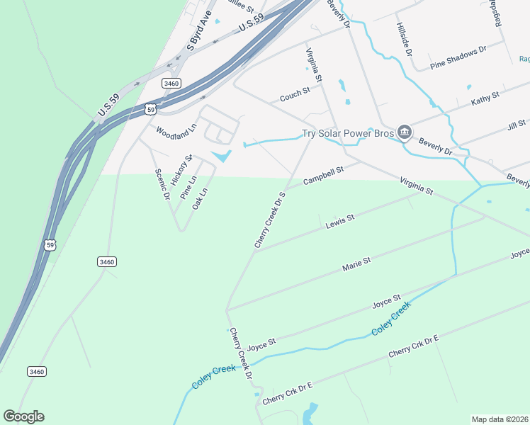 map of restaurants, bars, coffee shops, grocery stores, and more near 1230 Cherry Creek Drive in Shepherd