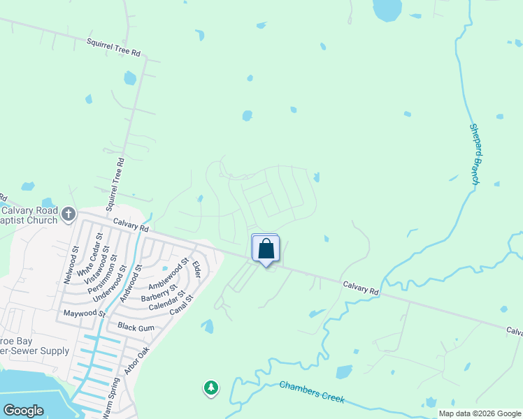 map of restaurants, bars, coffee shops, grocery stores, and more near 11863 Calvary Road in Willis