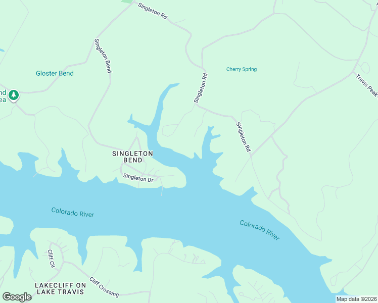 map of restaurants, bars, coffee shops, grocery stores, and more near 4224 Singleton Bend in Marble Falls