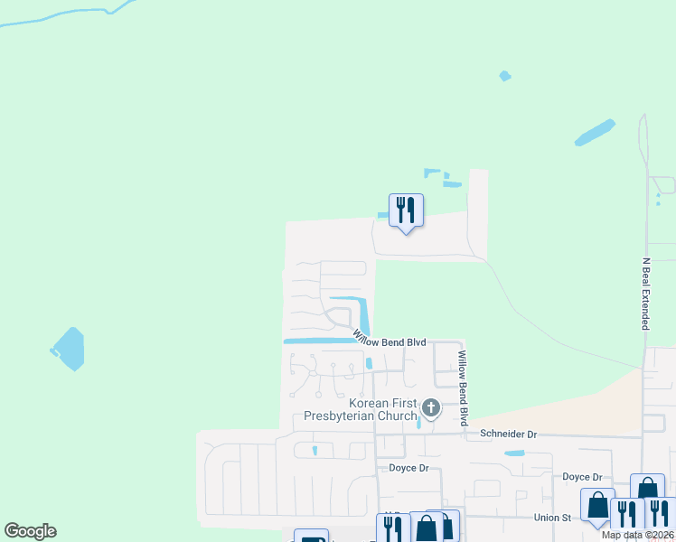map of restaurants, bars, coffee shops, grocery stores, and more near 3074 Yorktown Circle in Fort Walton Beach