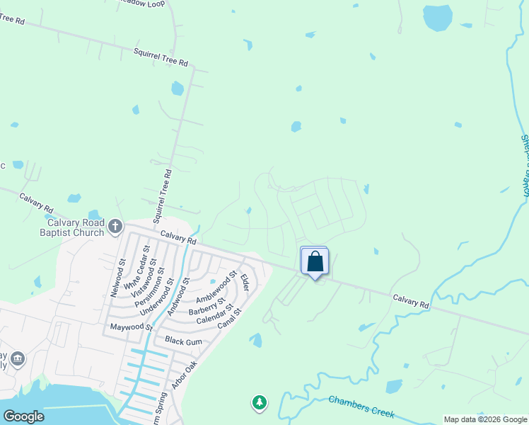 map of restaurants, bars, coffee shops, grocery stores, and more near 11897 Calvary Road in Willis