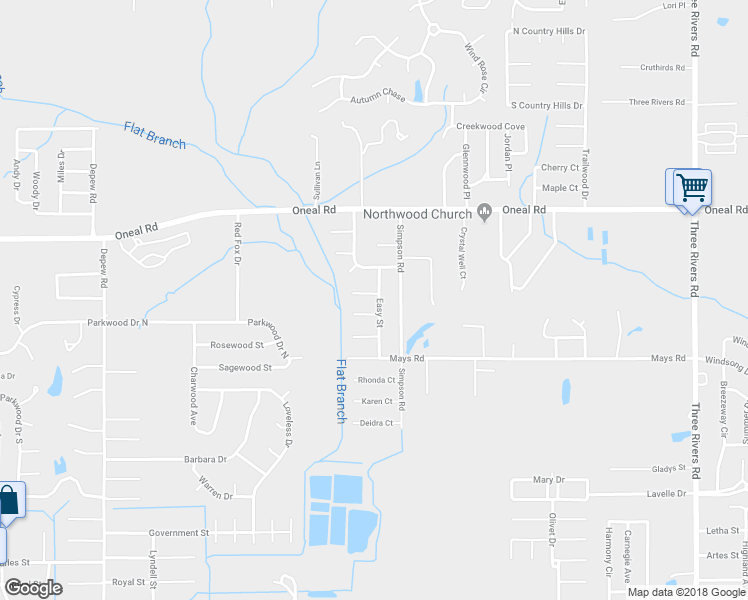 map of restaurants, bars, coffee shops, grocery stores, and more near 44 Easy Street in Gulfport