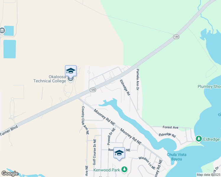 map of restaurants, bars, coffee shops, grocery stores, and more near 106a Star Drive in Fort Walton Beach