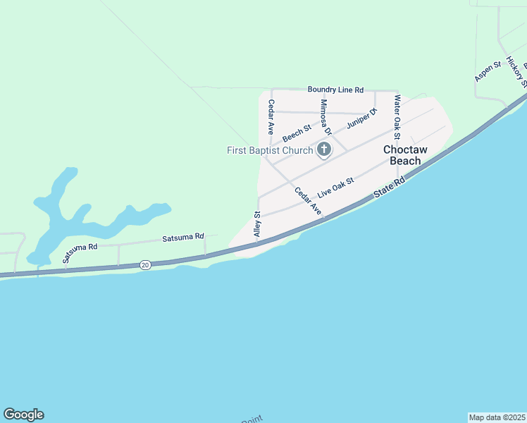 map of restaurants, bars, coffee shops, grocery stores, and more near 31 Live Oak Street in Niceville