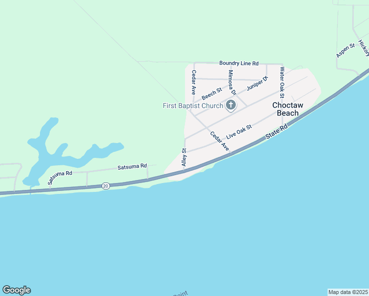 map of restaurants, bars, coffee shops, grocery stores, and more near 31 Live Oak Street in Niceville