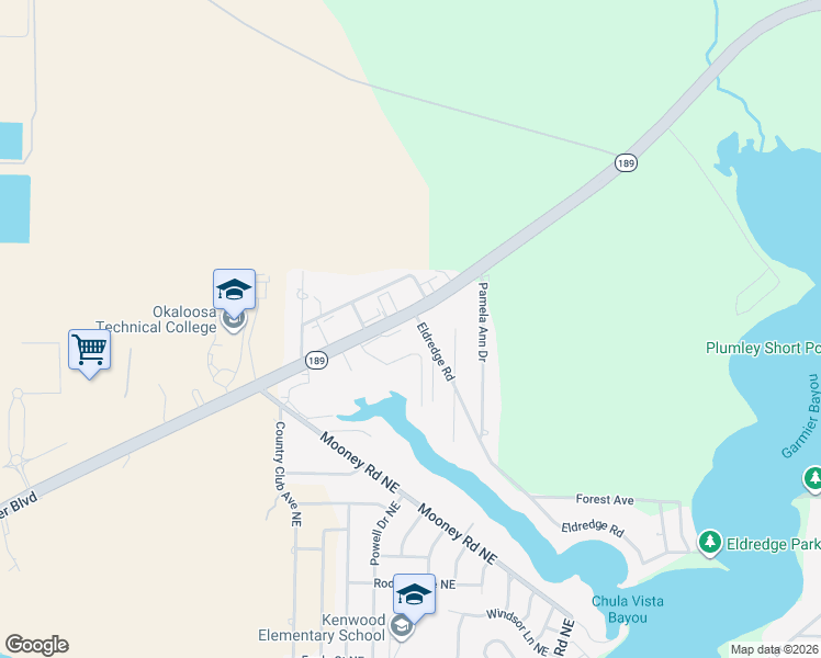 map of restaurants, bars, coffee shops, grocery stores, and more near 2037 Lewis Turner Boulevard in Fort Walton Beach