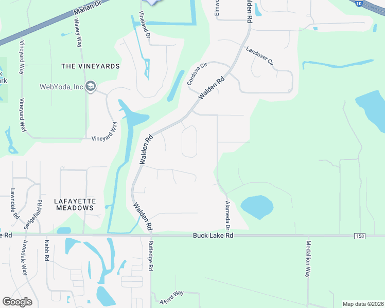 map of restaurants, bars, coffee shops, grocery stores, and more near 6773 Walden Circle in Tallahassee