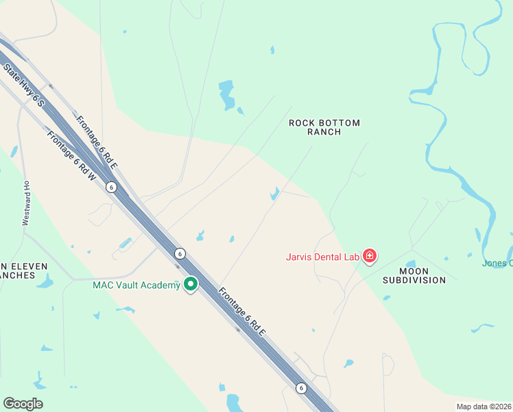 map of restaurants, bars, coffee shops, grocery stores, and more near 711 Rock Bottom Road in Navasota