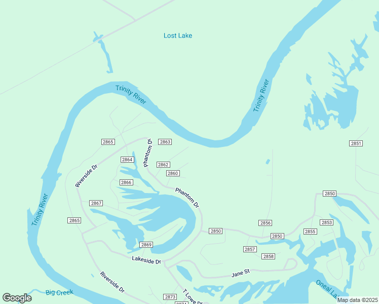 map of restaurants, bars, coffee shops, grocery stores, and more near 220 County Road 2862 Drive in Cleveland