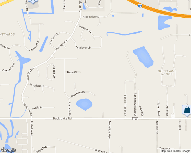 map of restaurants, bars, coffee shops, grocery stores, and more near 7202 Buck Lake Road in Tallahassee