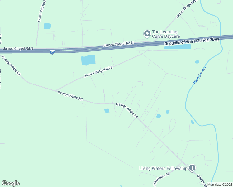 map of restaurants, bars, coffee shops, grocery stores, and more near 28445 George White Road in Holden