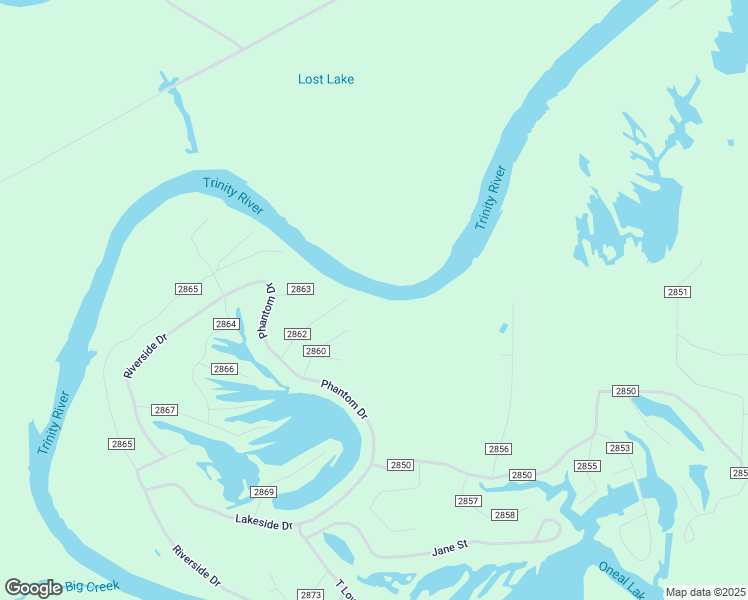 map of restaurants, bars, coffee shops, grocery stores, and more near 220 County Road 2862 Drive in Cleveland