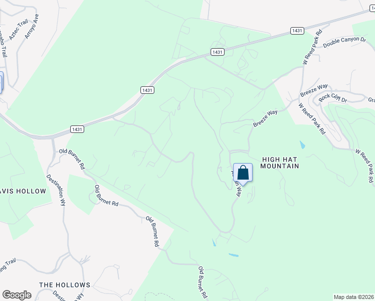 map of restaurants, bars, coffee shops, grocery stores, and more near 19519 Adrian Boulevard in Leander