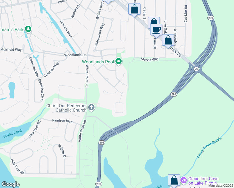 map of restaurants, bars, coffee shops, grocery stores, and more near 1000 Ridgewood Cove South in Niceville
