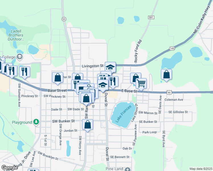 map of restaurants, bars, coffee shops, grocery stores, and more near in Madison