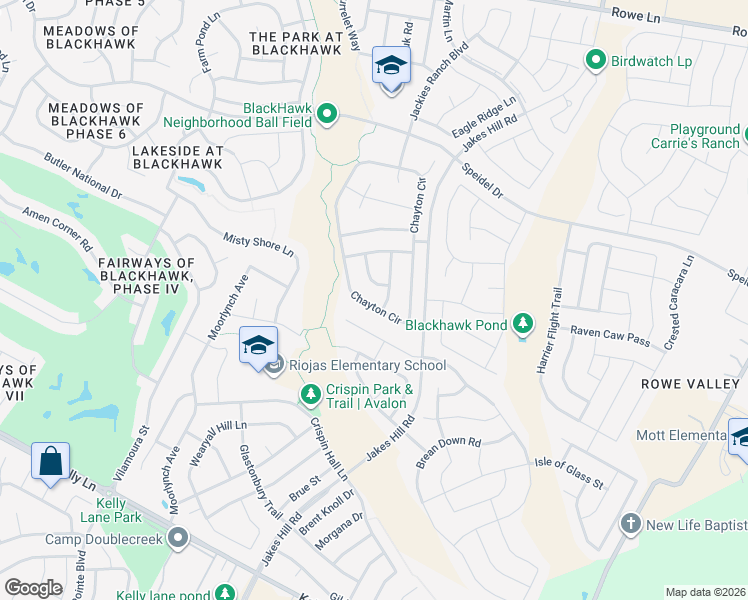 map of restaurants, bars, coffee shops, grocery stores, and more near 19909 Chayton Circle in Pflugerville