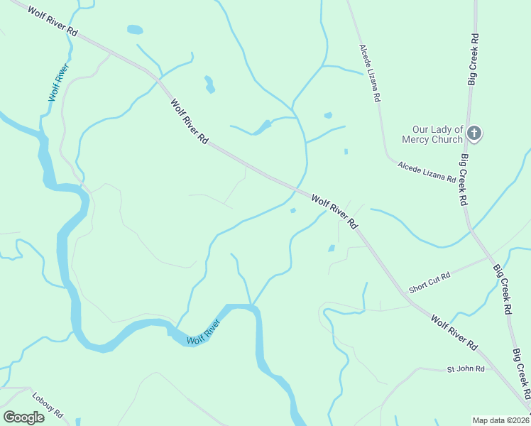 map of restaurants, bars, coffee shops, grocery stores, and more near 12781 Wolf River Road in Gulfport