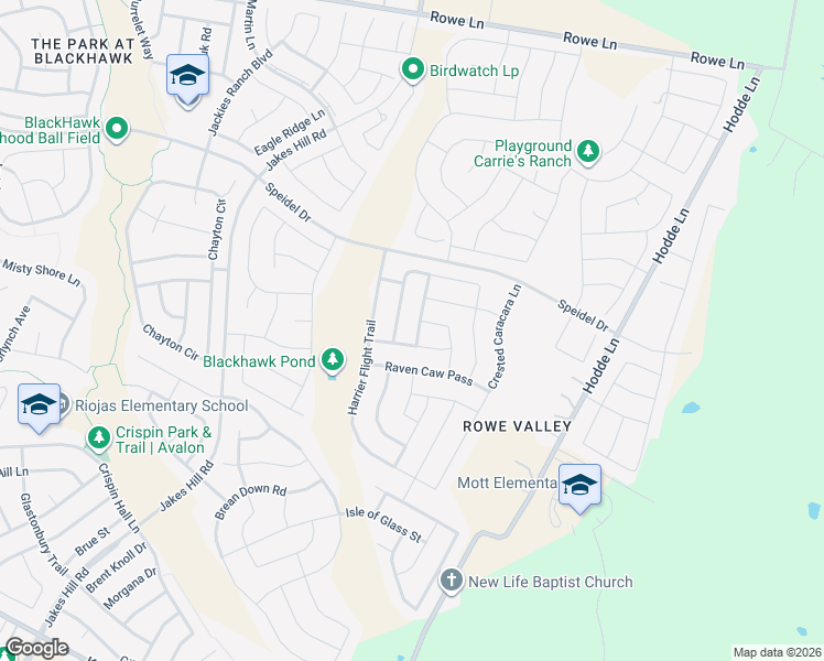 map of restaurants, bars, coffee shops, grocery stores, and more near 3713 Eagle Fledge Terrace in Pflugerville