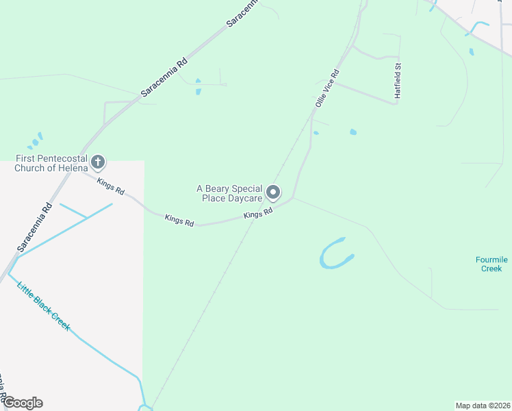 map of restaurants, bars, coffee shops, grocery stores, and more near 6111 Kings Road in Moss Point