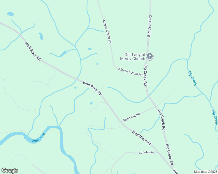 map of restaurants, bars, coffee shops, grocery stores, and more near 12692 Wolf River Road in Gulfport