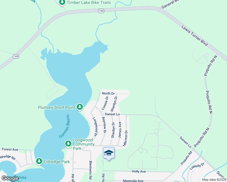 map of restaurants, bars, coffee shops, grocery stores, and more near 11 North Drive in Shalimar