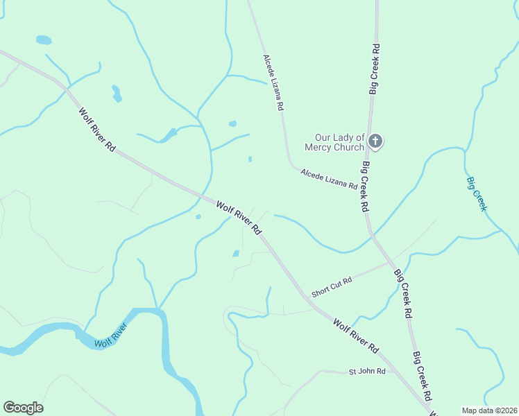 map of restaurants, bars, coffee shops, grocery stores, and more near 12692 Wolf River Road in Gulfport