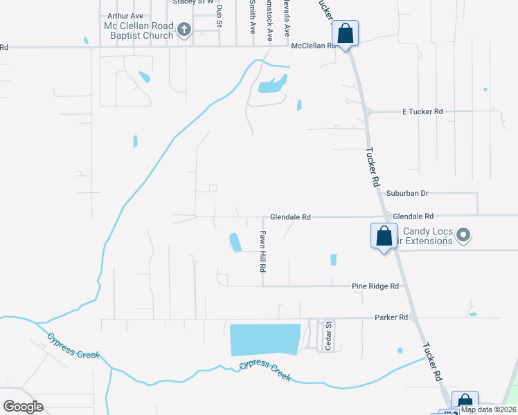 map of restaurants, bars, coffee shops, grocery stores, and more near 14704 Glendale Road in Ocean Springs