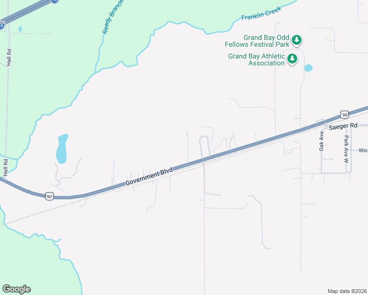 map of restaurants, bars, coffee shops, grocery stores, and more near 10570 Pine View Drive in Grand Bay