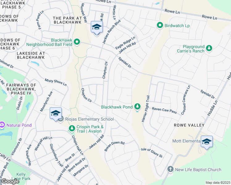 map of restaurants, bars, coffee shops, grocery stores, and more near 20005 Ronan Place in Pflugerville