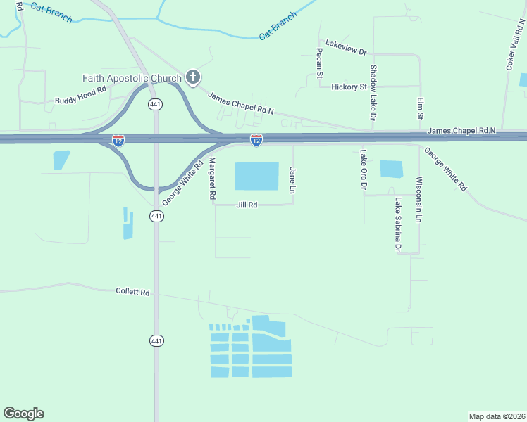 map of restaurants, bars, coffee shops, grocery stores, and more near 26824 Jill Road in Holden