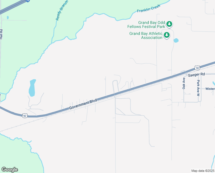 map of restaurants, bars, coffee shops, grocery stores, and more near 10575 Pineview Drive in Grand Bay