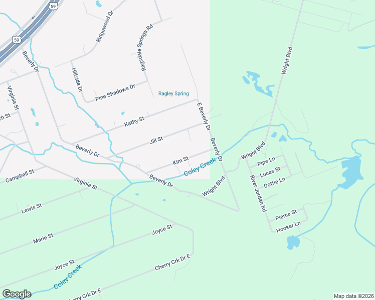 map of restaurants, bars, coffee shops, grocery stores, and more near 191 Kim Street in Shepherd