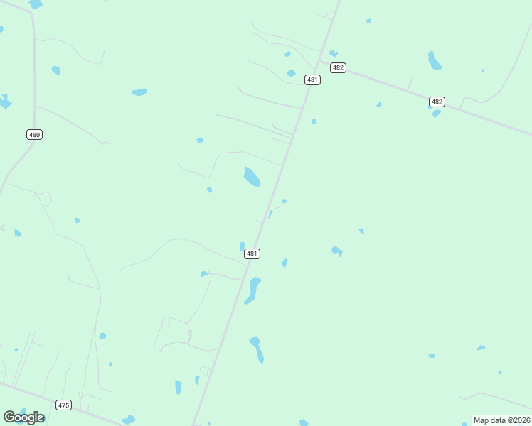 map of restaurants, bars, coffee shops, grocery stores, and more near 1600 County Road 481 in Thrall