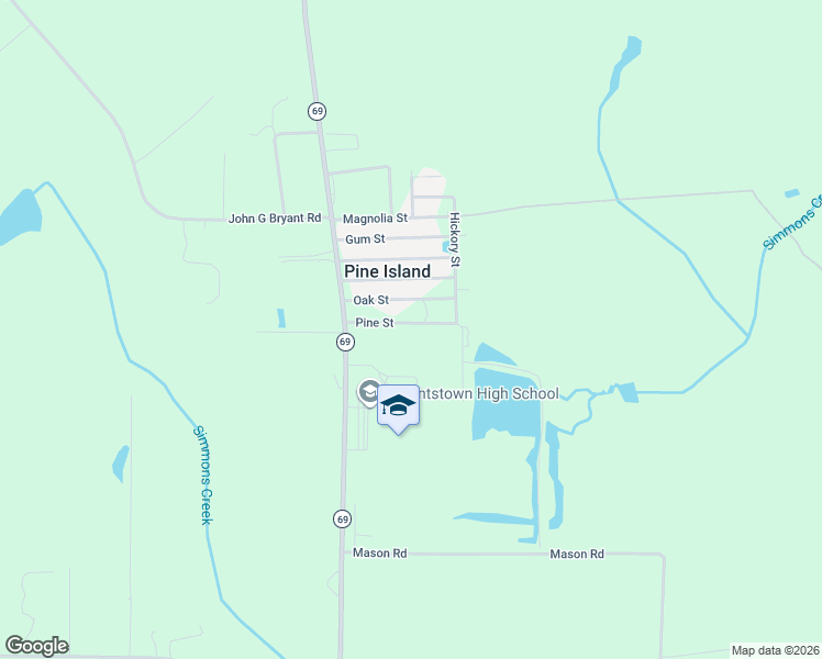 map of restaurants, bars, coffee shops, grocery stores, and more near 20803 Pine Street in Blountstown