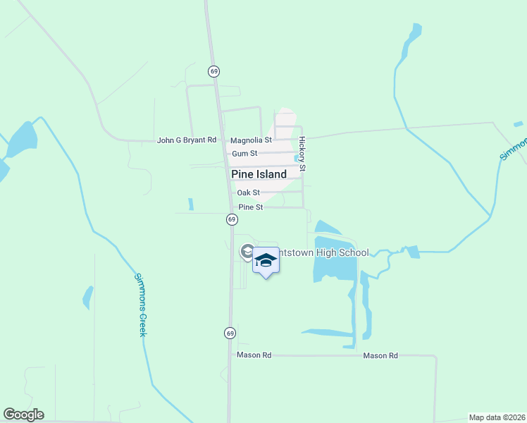 map of restaurants, bars, coffee shops, grocery stores, and more near 20803 Pine Street in Blountstown