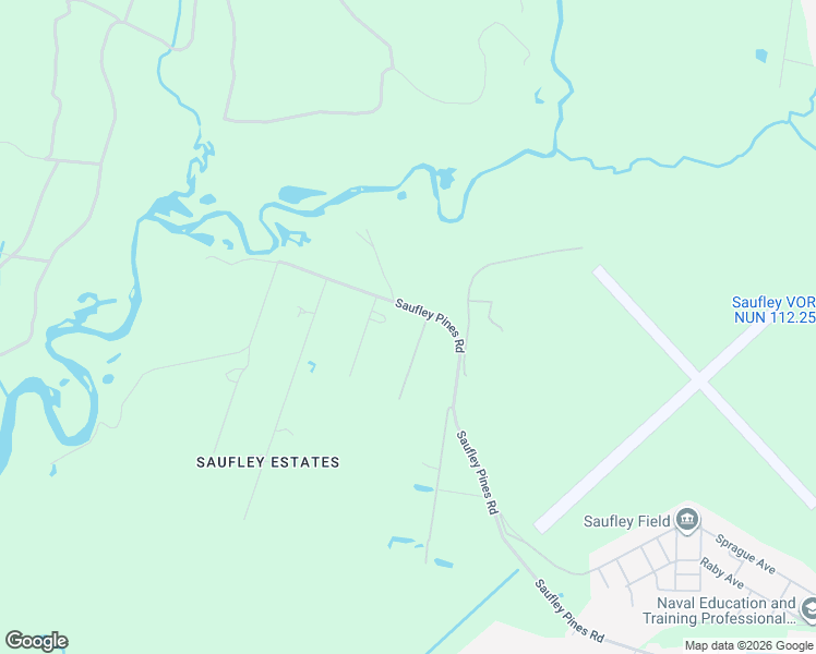 map of restaurants, bars, coffee shops, grocery stores, and more near 6711 Saufley Pines Road in Pensacola