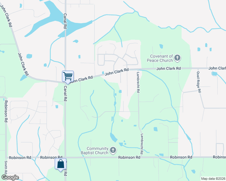 map of restaurants, bars, coffee shops, grocery stores, and more near 13933 John Clark Road in Gulfport