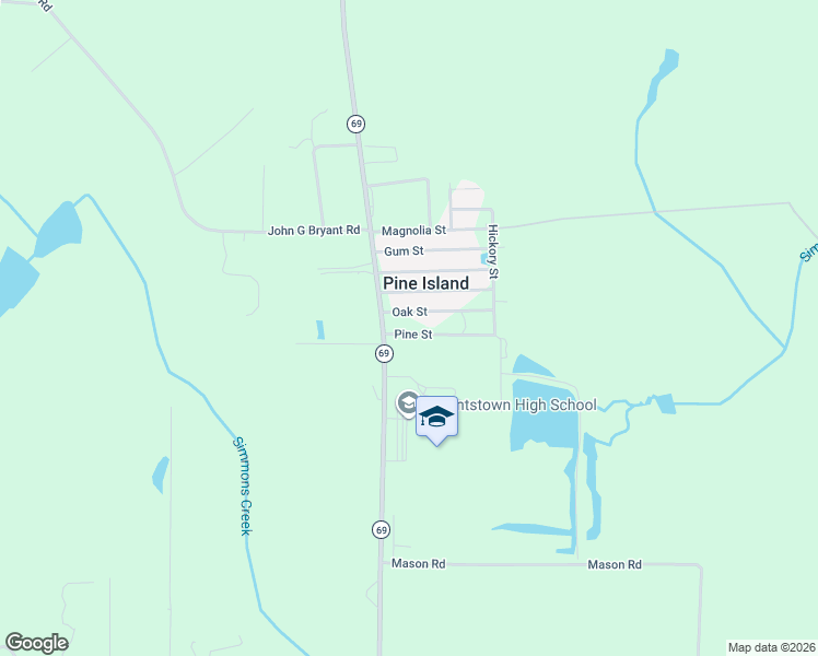 map of restaurants, bars, coffee shops, grocery stores, and more near 20899 Oak St in Blountstown