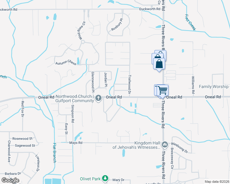 map of restaurants, bars, coffee shops, grocery stores, and more near 14204 Maple Court in Gulfport