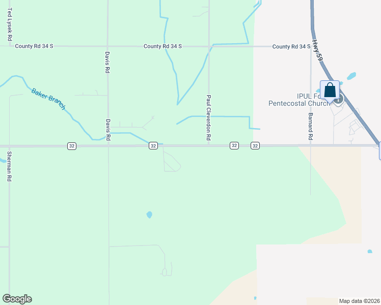 map of restaurants, bars, coffee shops, grocery stores, and more near 17910 County Road 32 in Summerdale
