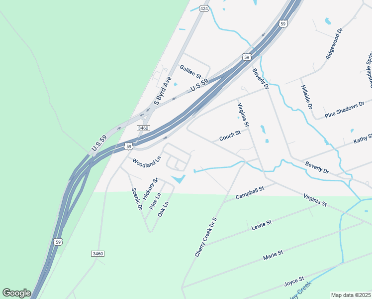 map of restaurants, bars, coffee shops, grocery stores, and more near 391 Woodland Lake Drive in Shepherd